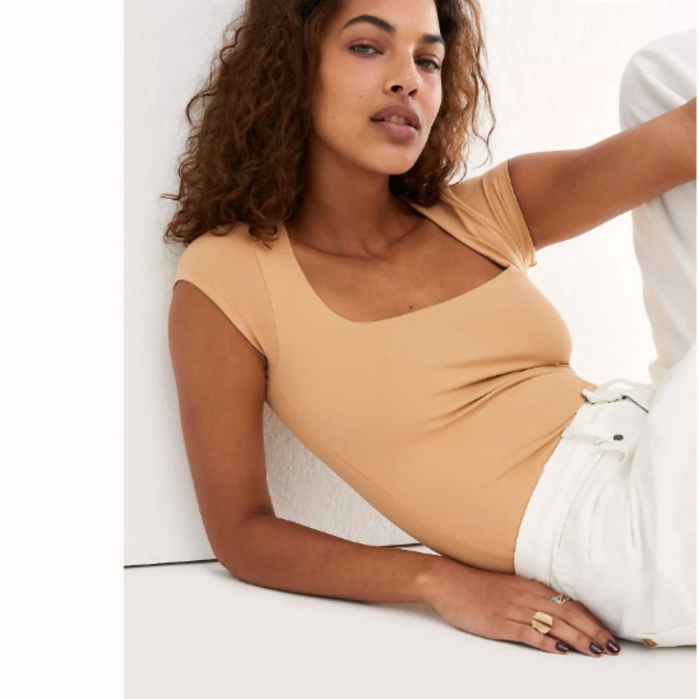 Free People | Fair and Square Neck Duo Bodysuit Free People | NWOT